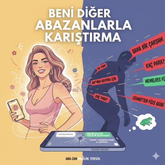 Tabii abazanlar yüzünden götünüz kalkıyor