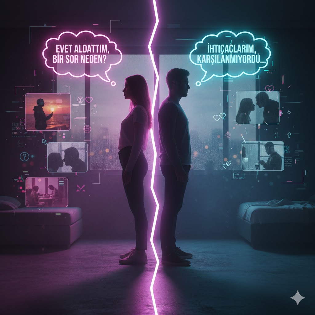 Evet aldattım, bir sor neden?